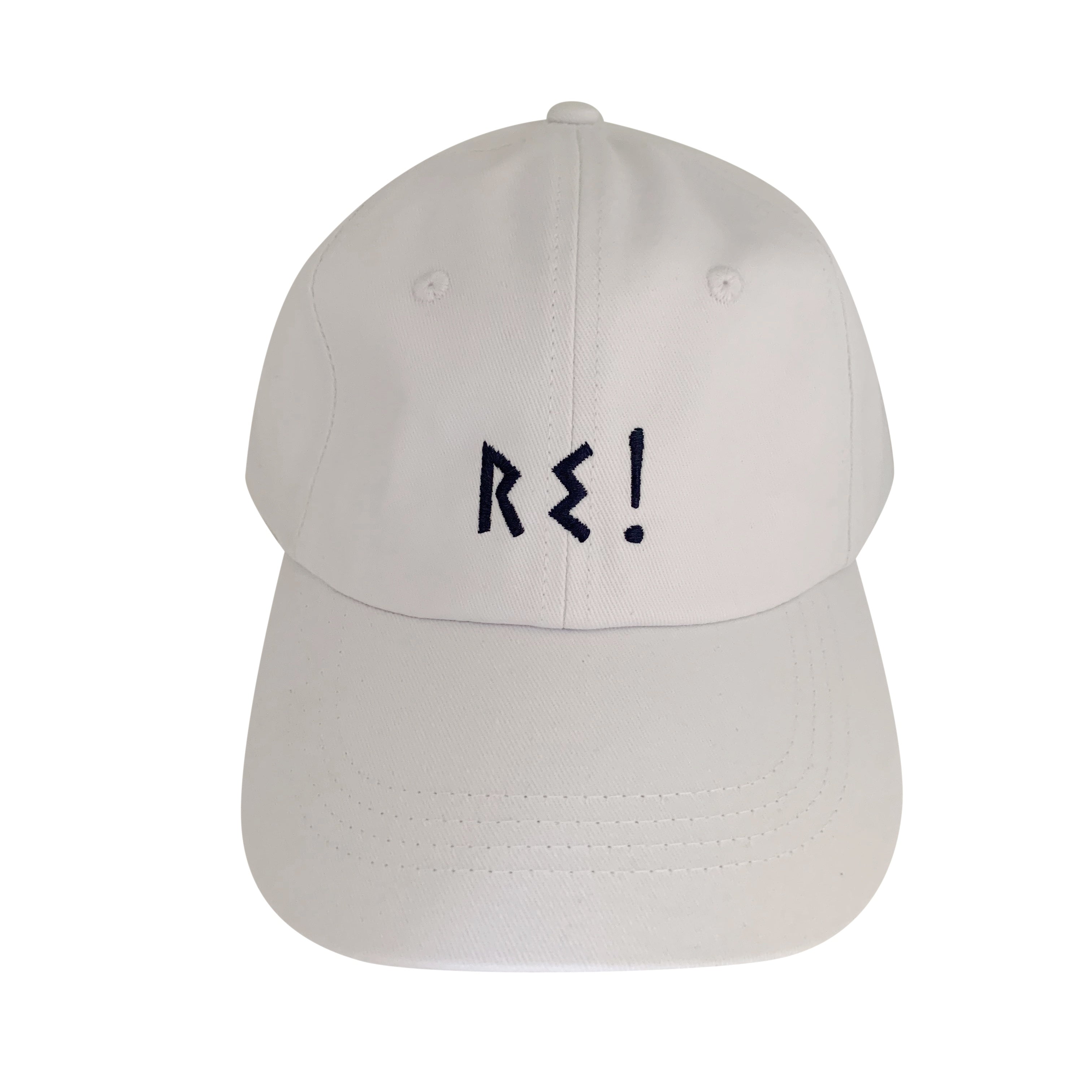 ★RAIVE★ RAIVE Symbol Ball Cap in White 01 RAIVE Symbol Ball Cap in White VX4MA316-01 - RAIVE